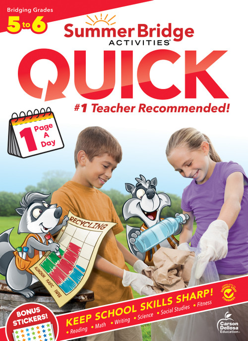 Summer Bridge Activities® Quick, Grades 5 - 6 by Summer Bridge Activities, Carson Dellosa Education, 9781483862835