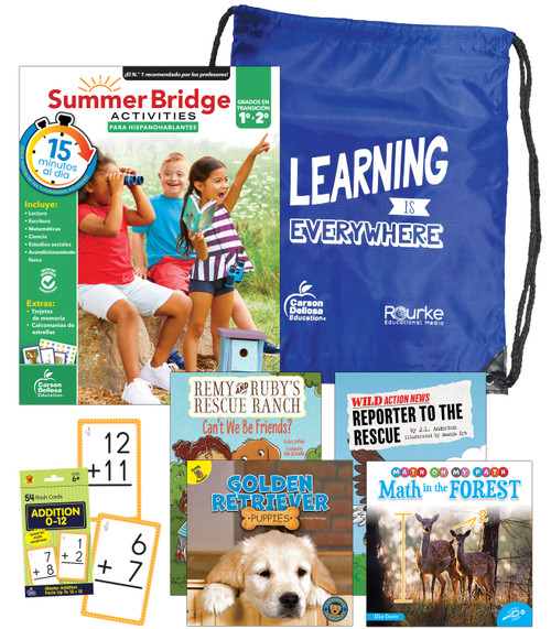 Summer Bridge Essentials Spanish Backpack 1-2 - 9781731653604 by Rourke Educational Media, Summer Bridge Activities, 9781731653604
