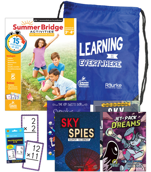 Summer Bridge Essentials Spanish Backpack 3-4 - 9781731653628 by Rourke Educational Media, Summer Bridge Activities, 9781731653628