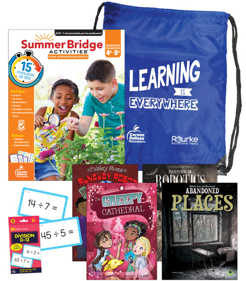 Summer Bridge Essentials Spanish Backpack 4-5 - 9781731653635 by Rourke Educational Media, Summer Bridge Activities, 9781731653635
