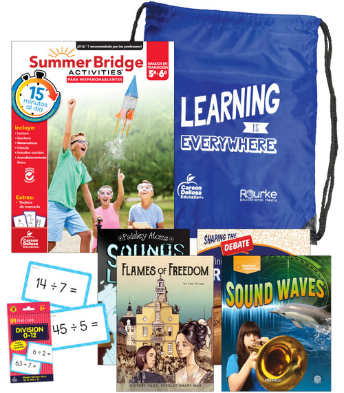 Summer Bridge Essentials Spanish Backpack 5-6 - 9781731653642 by Rourke Educational Media, Summer Bridge Activities, 9781731653642