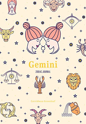 Gemini Zodiac Journal ((Astrology Blank Journal, Gift for Women)) by Cerridwen Greenleaf, 9781684810918