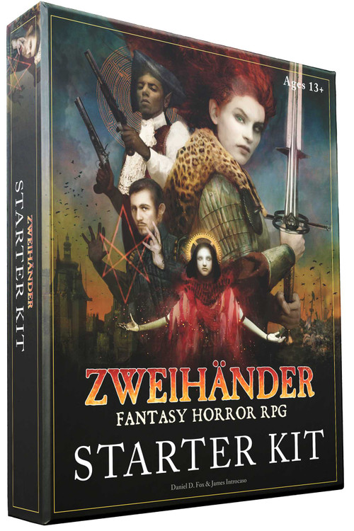 ZWEIHANDER Fantasy Horror RPG: Starter Kit by Daniel D. Fox, James Introcaso, Kate Bullock, Anna Goldberg, Jennifer Straub, Nick O'Hare, 9781524875275