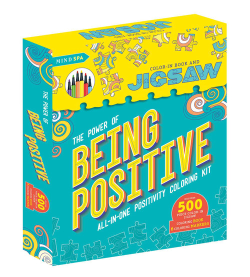 The Power Of Being Positive (Includes 500 Piece Color-In-Jigsaw and More!) by IglooBooks, 9781801086769