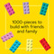 LEGO Minifigure Rainbow 1000-Piece Puzzle by LEGO, 9781797214382