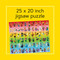 LEGO Minifigure Rainbow 1000-Piece Puzzle by LEGO, 9781797214382