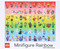 LEGO Minifigure Rainbow 1000-Piece Puzzle by LEGO, 9781797214382