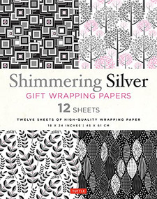 Shimmering Silver Gift Wrapping Papers - 12 Sheets (18 x 24 inch (45 x 61 cm) Wrapping Paper) by Tuttle Studio, 9780804852135