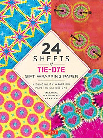 Tie-Dye Gift Wrapping Paper - 24 sheets (18 x 24" (45 x 61 cm) Wrapping Paper) by Tuttle Studio, 9780804853217