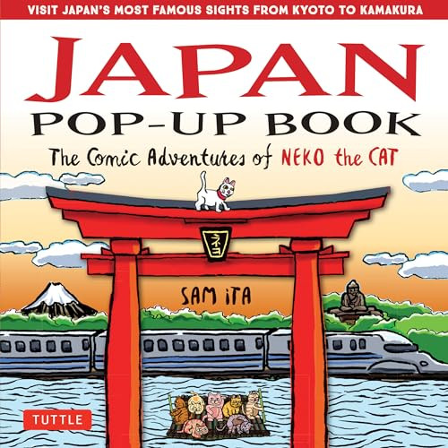 Japan Pop-Up Book (The Comic Adventures of Neko the Cat) by Sam Ita, 9784805316498