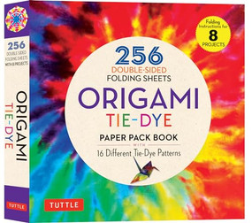 Origami Tie-Dye Patterns Paper Pack Book (256 Double-Sided Folding Sheets (Includes Instructions for 8 Models)) by Tuttle Studio, 9780804853613