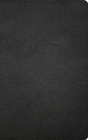KJV Single-Column Personal Size Bible, Black Genuine Leather by Holman Bible Publishers, 9781087730493