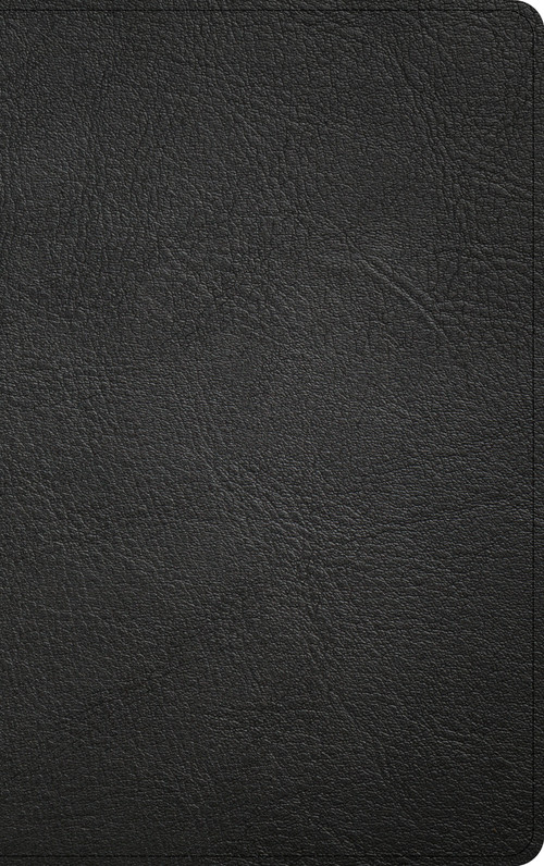 KJV Single-Column Personal Size Bible, Black Genuine Leather by Holman Bible Publishers, 9781087730493