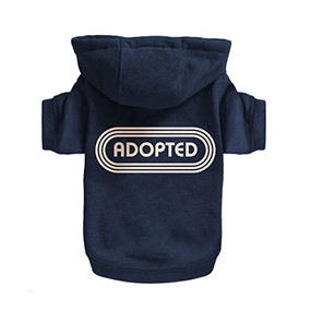 Adopted Dog Hoodie - S by Brass Monkey, Galison, 9780735375390