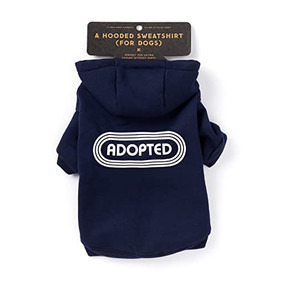 Adopted Dog Hoodie - M by Brass Monkey, Galison, 9780735375406
