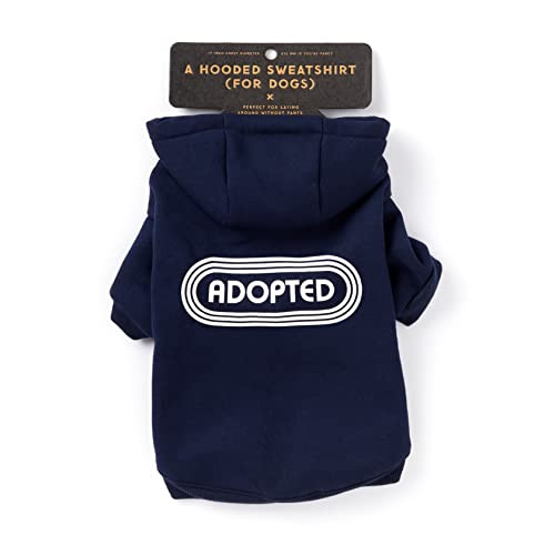 Adopted Dog Hoodie - M by Brass Monkey, Galison, 9780735375406