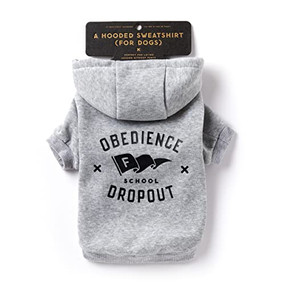 Obedience School Dropout Dog Hoodie - S by Brass Monkey, Galison, 9780735375451