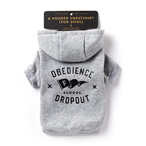 Obedience School Dropout Dog Hoodie - M by Brass Monkey, Galison, 9780735375468