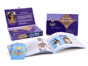 The Egyptian Lenormand ((Lenormand Box Set with 41 Cards and Guide Book)) by Nefer Khepri, 9780764347764