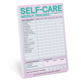 Self-Care Weekly Tracker Pad (Pastel Version) - 9781683493648 by Knock Knock, 9781683493648