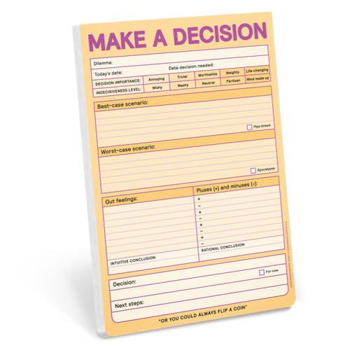Make a Decision Pad (Pastel Version) - 9781683493747 by Knock Knock, 9781683493747