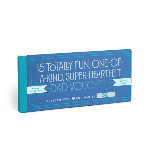 Fill in the Love Dad Vouchers, Book of 15 Dad Coupons - 9781683493556 by Knock Knock, 9781683493556