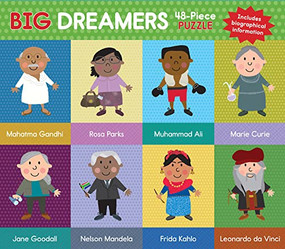 Big Dreamers 48-Piece Puzzle by duopress labs, Margie & Jimbo, 9781950500512