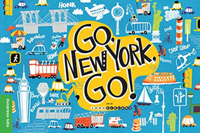 Go, New York, Go! by duopress labs, Josh Cleland, 9781946064974