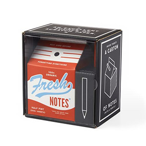 Fresh Ideas Milk Carton Note Set - 9780735375673 by Brass Monkey, Galison, 9780735375673
