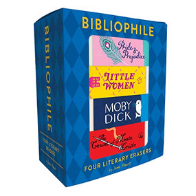 Bibliophile Literary Erasers by Jane Mount, 9781797203737