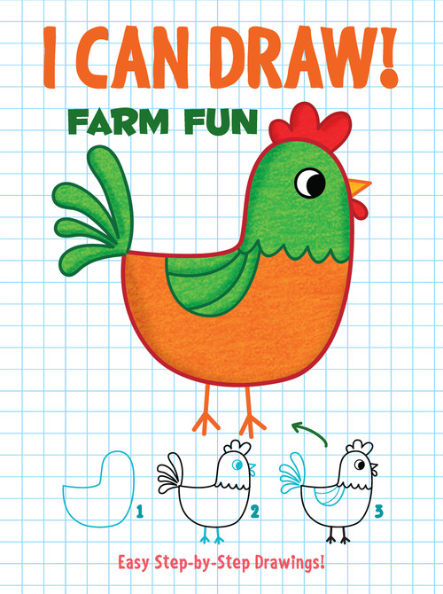 I Can Draw! Farm Fun (Easy Step-by-Step Drawings) by Dover Publications, 9780486843223