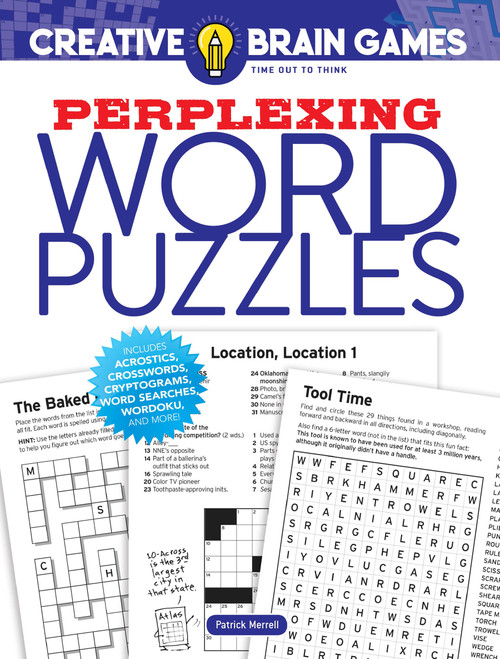 Creative Brain Games Perplexing Word Puzzles by Patrick Merrell, 9780486850580