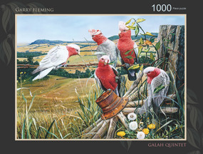 Galah Quintet 1000-Piece Puzzle by Garry Fleming, 9780987248541