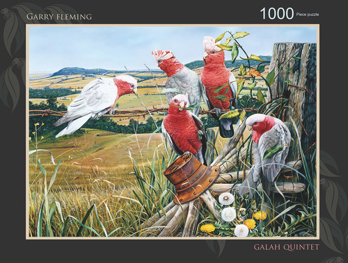 Galah Quintet 1000-Piece Puzzle by Garry Fleming, 9780987248541