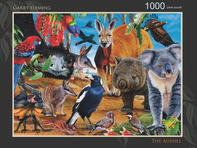 The Aussies 1000-Piece Puzzle by Garry Fleming, 9780987459732