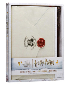 Harry Potter: Hogwarts Acceptance Letter Journal and Wand Pen Set by Insights, 9781647228750