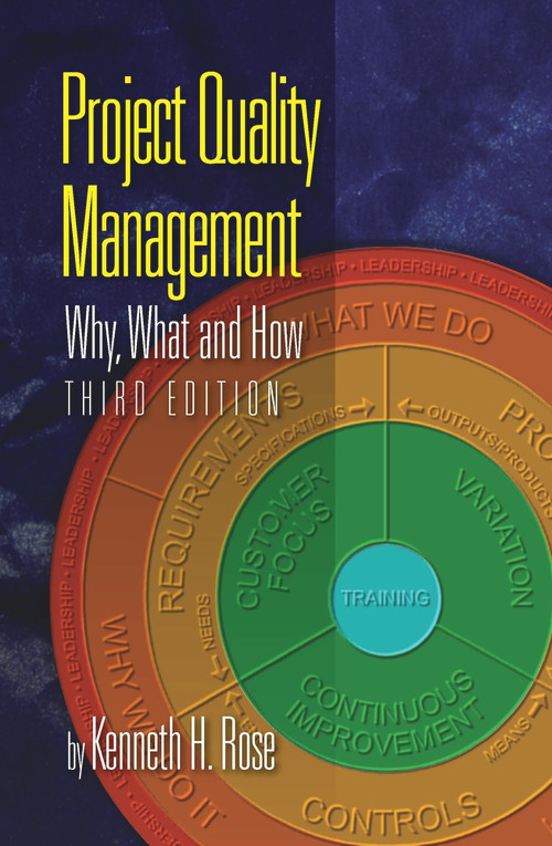 Project Quality Management, Third Edition (Why, What and How) by Kenneth H. Rose, 9781604271935