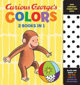Curious George's Colors: High Contrast Tummy Time Book by H. A. Rey, 9780358729938