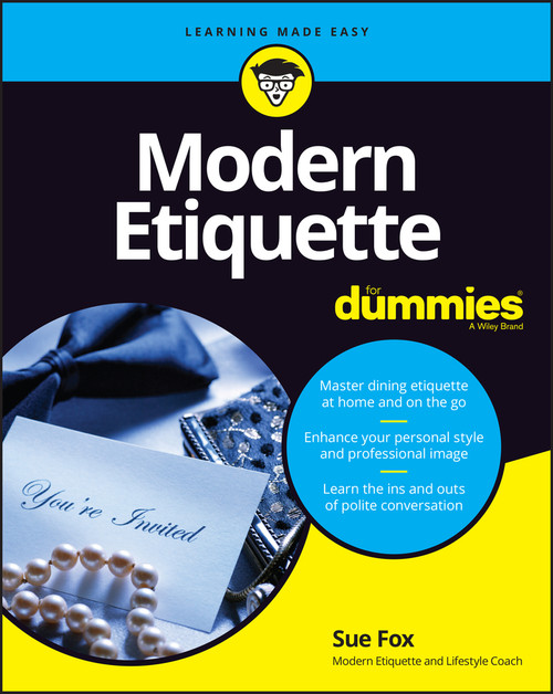 Modern Etiquette For Dummies - 9781119982845 by Sue Fox, 9781119982845