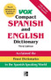 Vox Compact Spanish & English Dictionary, 3E (HC) by Vox, 9780071499521