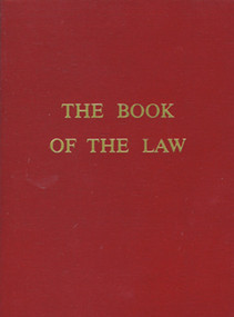 The Book of the Law by Aleister Crowley, 9780877283348