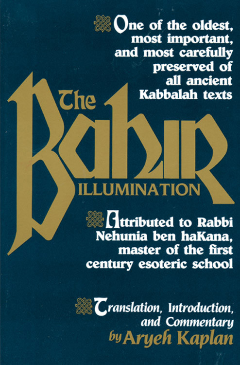 The Bahir by Aryeh Kaplan, 9780877286189