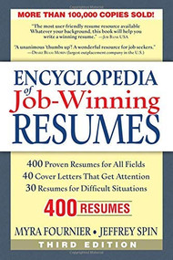 Encyclopedia of Job Winning Resumes, Third Edition by Myra Fournier, Jeff Spin, 9781564148711