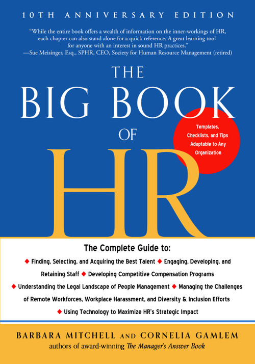The Big Book of HR, 10th Anniversary Edition by Barbara Mitchell, Cornelia Gamlem, 9781632651945