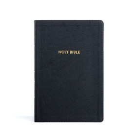 KJV Rainbow Study Bible, Black LeatherTouch by Holman Bible Publishers, 9781087782713