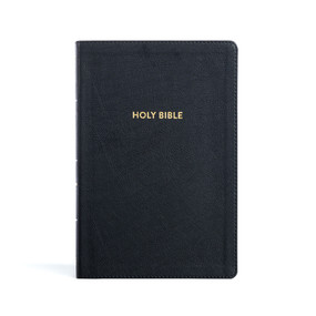 KJV Rainbow Study Bible, Black LeatherTouch, Indexed by Holman Bible Publishers, 9781087782720