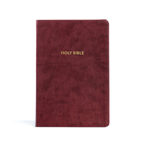 KJV Rainbow Study Bible, Burgundy LeatherTouch by Holman Bible Publishers, 9781087782737