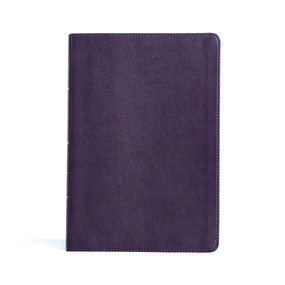 KJV Large Print Thinline Bible, Plum LeatherTouch by Holman Bible Publishers, 9781087782799