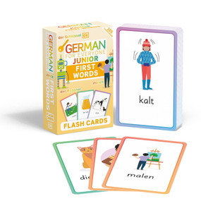 German for Everyone Junior First Words Flash Cards by DK, 9780744073799