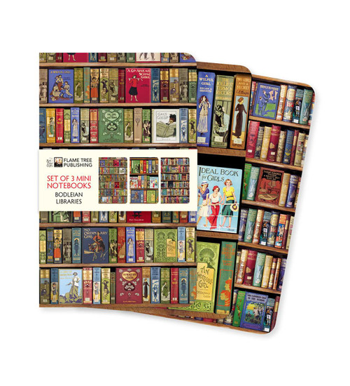 Bodleian Libraries Set of 3 Mini Notebooks by Flame Tree Studio, 9781787559110